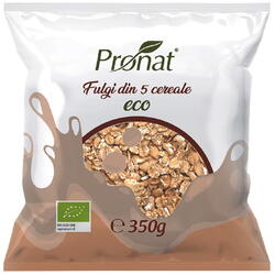 Fulgi din 5 Cereale Ecologici/Bio 350g Pronat Foil Pack