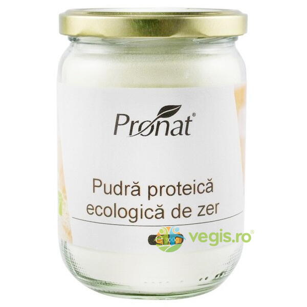 Pudra Proteica de Zer Ecologica/Bio 300g, Pronat Glass Pack, Pulberi & Pudre, 3, Vegis.ro