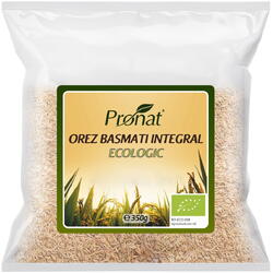 Orez Integral Basmati Ecologic/Bio 350g Pronat Foil Pack