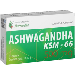 Ashwagandha KSM-66 500mg 30cps REMEDIA