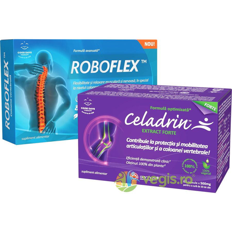 Celadrin Extract Forte 60cps + Roboflex 30cps Good Days Therapy,