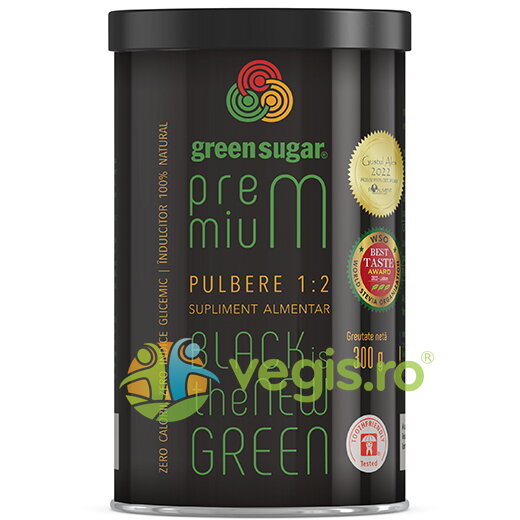 Green Sugar Premium 1:2 Pulbere 300g