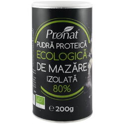 Pudra Proteica de Mazare Izolata 80% Ecologica/Bio 200g PRONAT