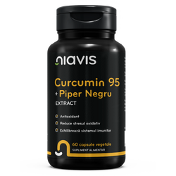 Curcumin 95 + Piper Negru Extract 60cps NIAVIS