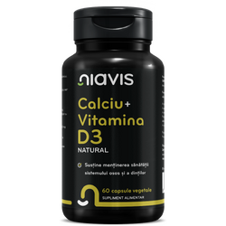 Calciu + Vitamina D3 Natural 60cps NIAVIS