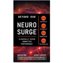 Formula Nootropica pentru Performanta Cognitiva Beyond Raw Neuro Surge 30cps GNC
