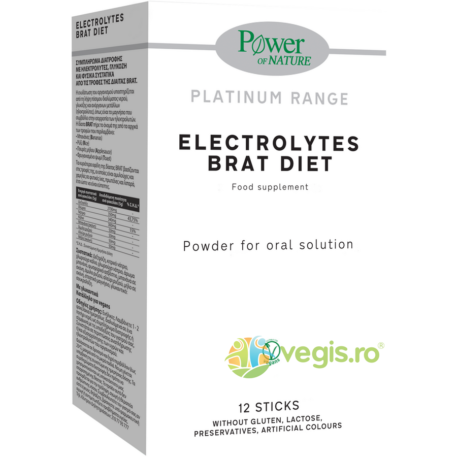 Electrolytes Brat Diet Platinum 12 stick-uri