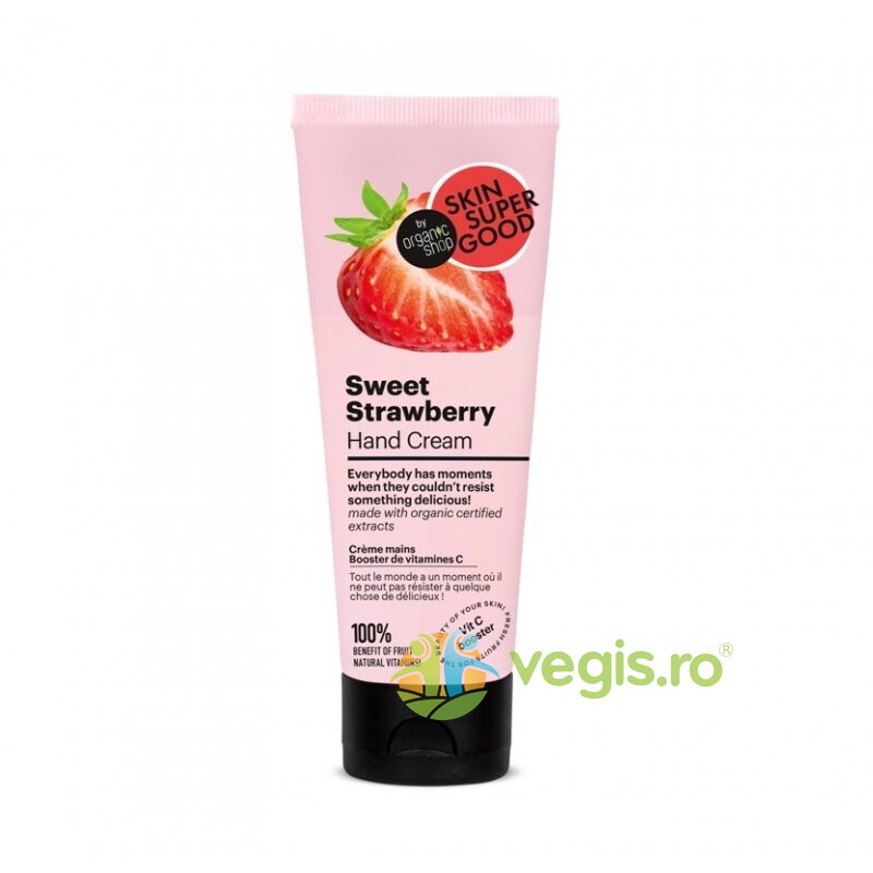 Crema de Maini Sweet Strawberry Vitamina C Booster - Skin Supergood 75ml
