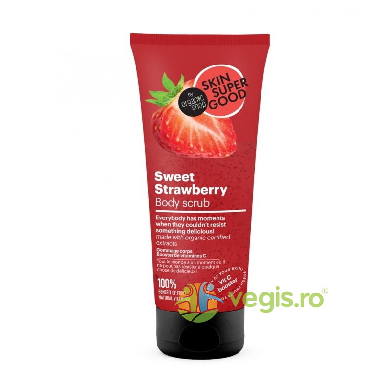 Scrub de Corp Sweet Strawberry Vitamina C Booster - Skin Supergood 200ml