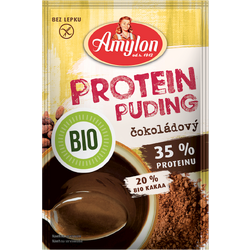 Budinca Proteica (Pudra) cu Ciocolata fara Gluten Ecologica/Bio 45g AMYLON