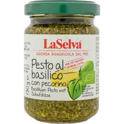 Pesto cu Busuioc si Branza de Oaie Ecologic/Bio 130g LASELVA