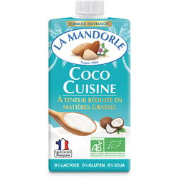 Crema de Cocos pentru Gatit fara Gluten Ecologica/Bio 250ml LA MANDORLE