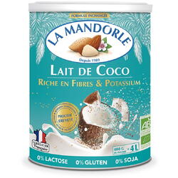 Bautura Instant de Cocos fara Gluten Ecologica/Bio 400g LA MANDORLE