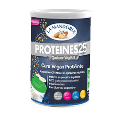 Amestec Proteic Instant fara Gluten - Protein 25 Ecologic/Bio 230g LA MANDORLE