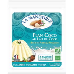 Budinca cu Lapte de Cocos fara Gluten Ecologica/Bio 65g LA MANDORLE