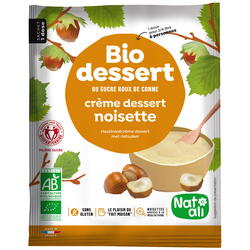 Desert Crema cu Alune de Padure fara Gluten Ecologica/Bio 60g Nat-ali