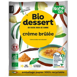 Desert Creme Brulee fara Gluten Ecologic/Bio 80g Nat-ali