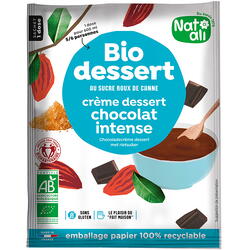 Desert Crema cu Ciocolata Intensa fara Gluten Ecologic/Bio 60g Nat-ali