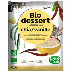 Desert cu Chia si Vanilie fara Gluten Ecologic/Bio 40g Nat-ali