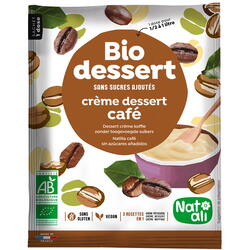 Desert Crema cu Cafea fara Zahar Ecologic/Bio 45g Nat-ali