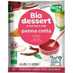 Desert Panna Cotta fara Gluten Ecologic/Bio 45g Nat-ali