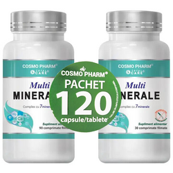 Pachet Multiminerale 90cps + 30cps COSMOPHARM