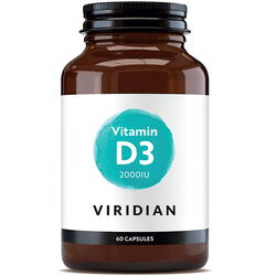 Vitamina D3 2000UI 60cps VIRIDIAN