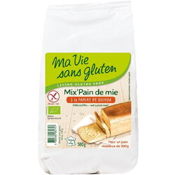 Amestec pentru Paine cu Quinoa fara Gluten Ecologic/Bio 500g MA VIE SANS GLUTEN