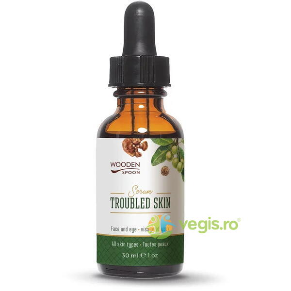 Ser pentru Piele cu Probleme Bio 30ml, WOODEN SPOON, Cosmetice ten, 5, Vegis.ro