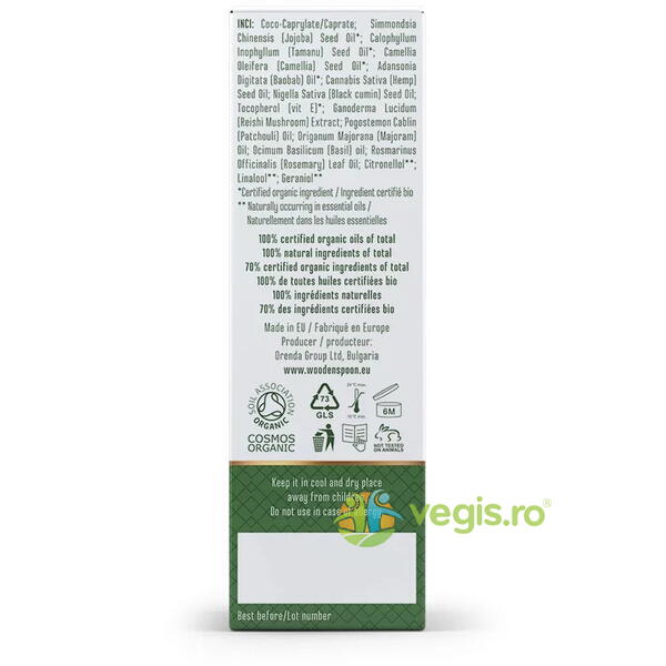 Ser pentru Piele cu Probleme Bio 30ml, WOODEN SPOON, Cosmetice ten, 5, Vegis.ro
