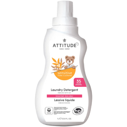 Detergent de Rufe Bebelusi fara Parfum Sensitive Skin Baby Natural 1.05L ATTITUDE