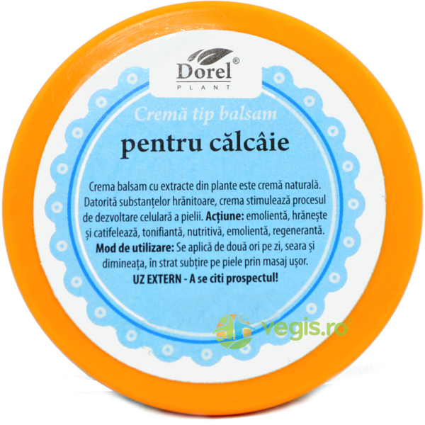 Crema-Balsam  Pentru Calcaie 65ml, DOREL PLANT, Picioare, 1, Vegis.ro