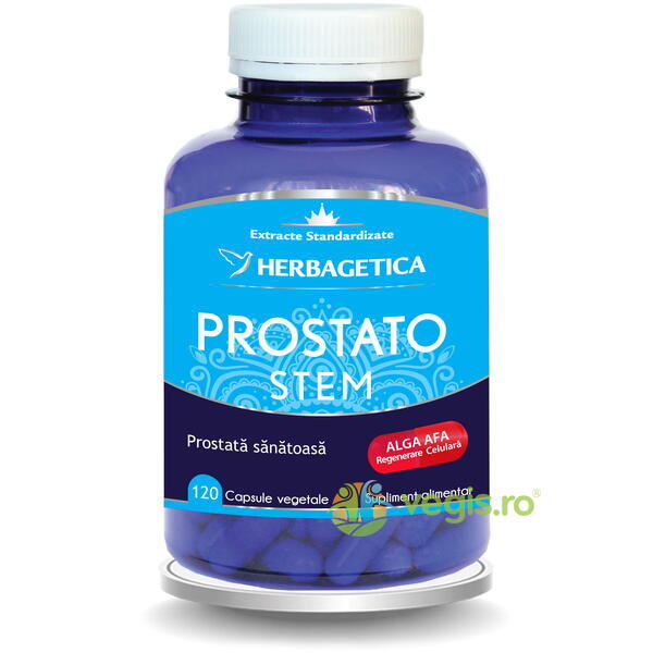 Prostato Stem 120cps, HERBAGETICA, Remedii Capsule, Comprimate, 1, Vegis.ro