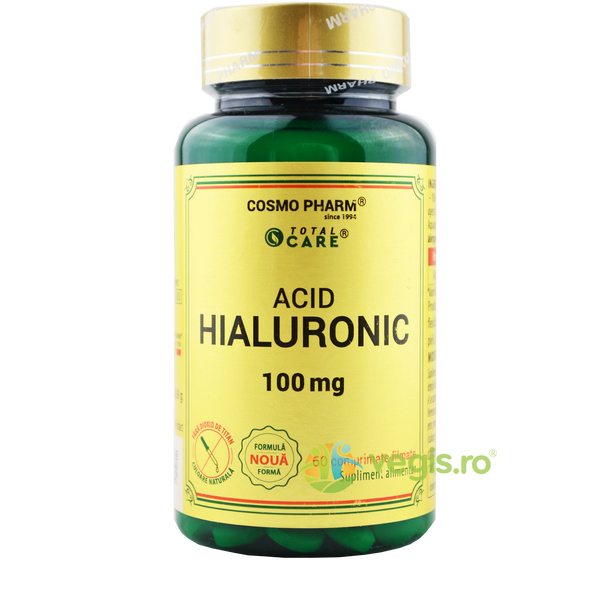 Acid Hialuronic 100mg Total Care 60tb, COSMOPHARM, Remedii Capsule, Comprimate, 1, Vegis.ro
