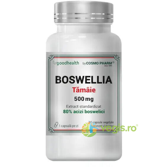 Boswellia Serrata (Tamaie) 500mg 60cps, COSMOPHARM, Capsule, Comprimate, 1, Vegis.ro
