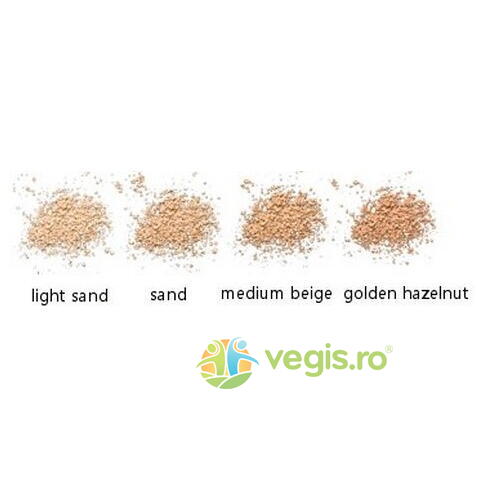 Pudra Minerala Light Sand 10g, BENECOS, Machiaje naturale, 2, Vegis.ro