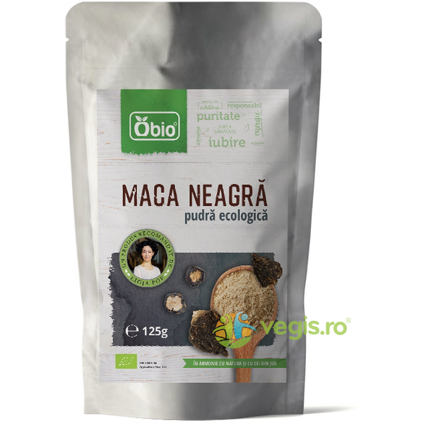 Maca Neagra Pudra Ecologica/Bio 100g, OBIO, VECHITURI, 1, Vegis.ro