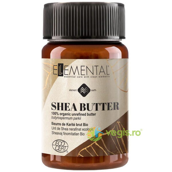 Unt de Shea Nerafinat Bio 100ml, MAYAM, Ingrediente Cosmetice Naturale, 1, Vegis.ro