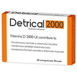 Detrical (Vitamina D3) 2000U.I 60cpr ZDROVIT