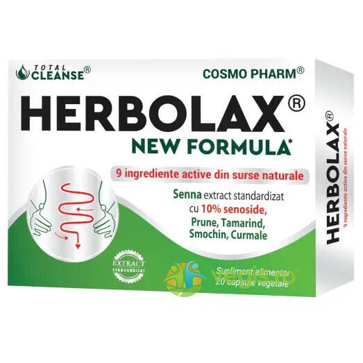 Herbolax New Formula 20cps, COSMOPHARM, Capsule, Comprimate, 1, Vegis.ro