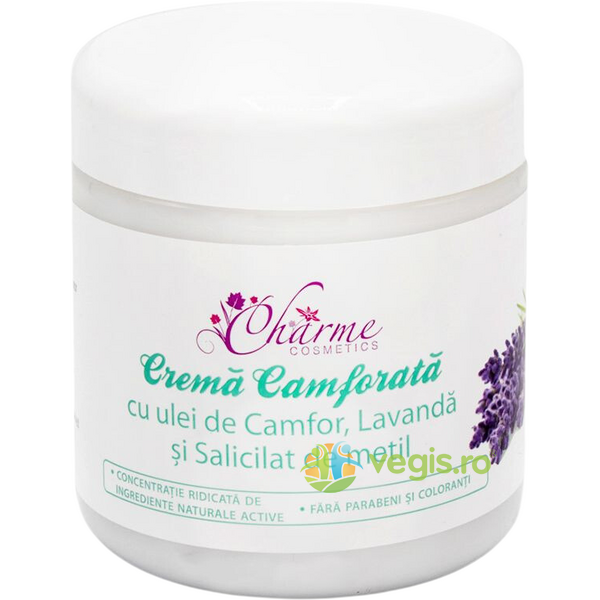 Crema Camforata 250ml, CHARME, Unguente, Geluri Naturale, 1, Vegis.ro