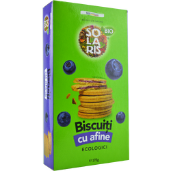 Biscuiti cu Crema de Afine Ecologici/Bio 175g SOLARIS