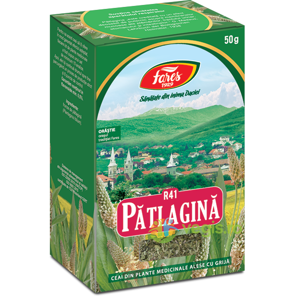 Ceai Patlagina (R41) 50g, FARES, Ceaiuri vrac, 1, Vegis.ro