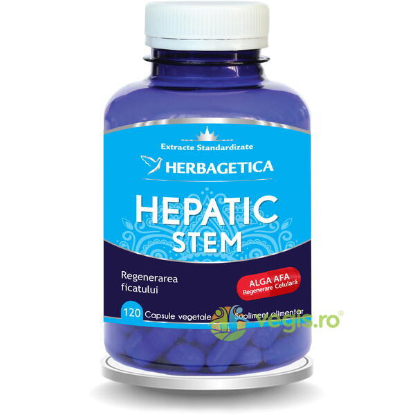 Hepatic Stem 120Cps, HERBAGETICA, Remedii Capsule, Comprimate, 1, Vegis.ro