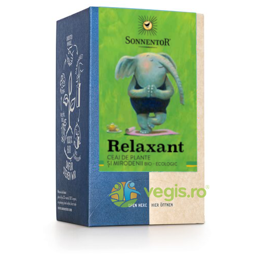 Ceai Relaxant Ecologic/Bio 18dz, SONNENTOR, Ceaiuri doze, 1, Vegis.ro