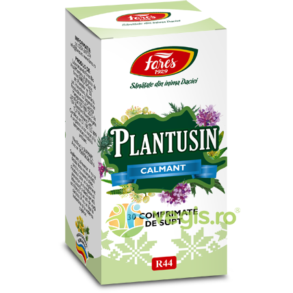 Plantusin Calmant (R44) 30cpr masticabile, FARES, Capsule, Comprimate, 1, Vegis.ro