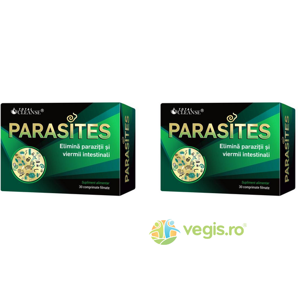 Pachet Parasites Total Cleanse 30tb+30tb, COSMOPHARM, Remedii Capsule, Comprimate, 1, Vegis.ro