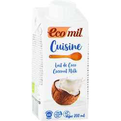 Lapte de Cocos pentru Gatit fara Gluten Ecologic/Bio 200ml ECOMIL