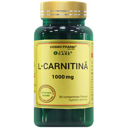 L-Carnitina 1000mg 30cpr Total Care COSMOPHARM