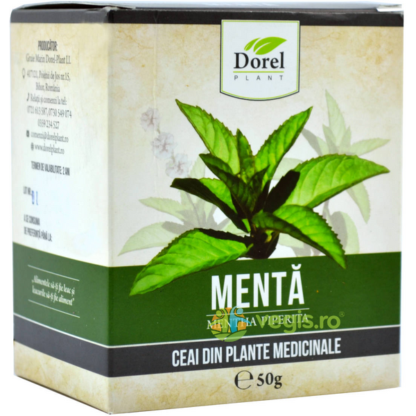 Ceai de Menta 50g, DOREL PLANT, Ceaiuri vrac, 1, Vegis.ro
